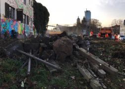 Beraeumung Inselplatz In Jena 05